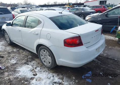 2014 Dodge Avenger Se z USA, uszkodzony, nr VIN 1C3CDZAB9EN127009